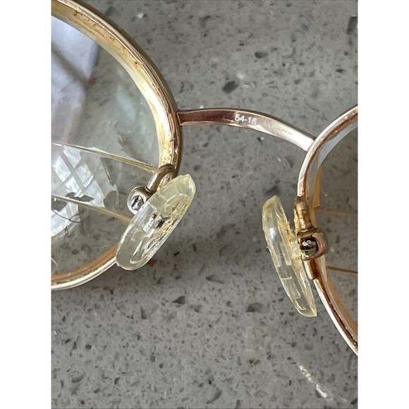 La Strada Eyeglasses Frames ONLY 118 0N3S Gold Metal 54-16-140 Full Rim pink - Picture 11 of 14